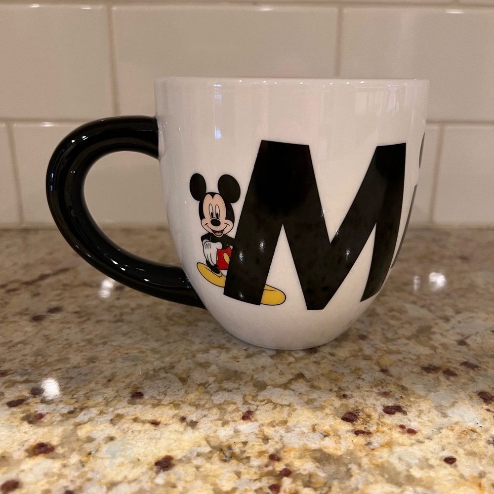 Disney Mickey Mouse Mug - Black, White, and Yellow